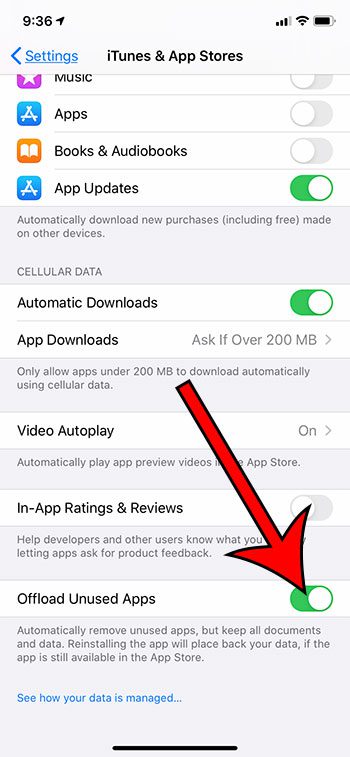 what is offload unused apps on an iPhone 11