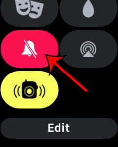 how to put Apple Watch on silent mode