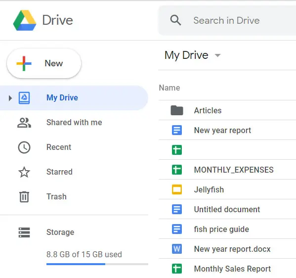 sign into Google Drive