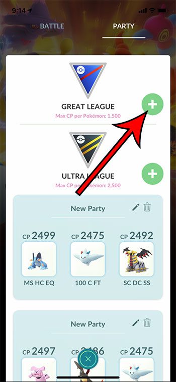 cómo crear un equipo de la Gran Liga en Pokémon Go