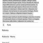 how to change font in Google Docs iPhone app