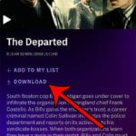 how to download a movie in HBO Max on an iPhone