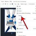 how to delete a picture from Google Slides