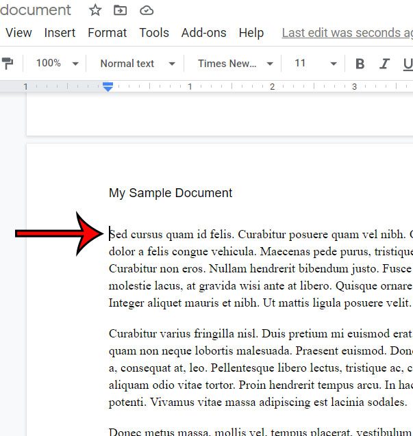 how to remove a Google Docs page break