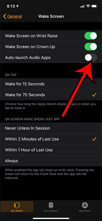 how to stop Spotify from opening automatically on an Apple Watch