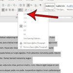 how to single space in Microsoft Word