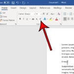 how to type an exponent in word