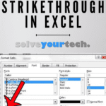 How to Remove Strikethrough in Excel