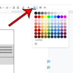 how to change Google Docs table color