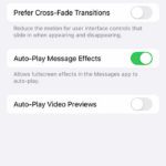 how to enable the Reduce Motion option on an iPhone