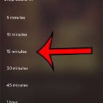 how to set a sleep timer in the Spotify iPhone app