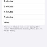 how to increase iPhone 13 screen timeout duration