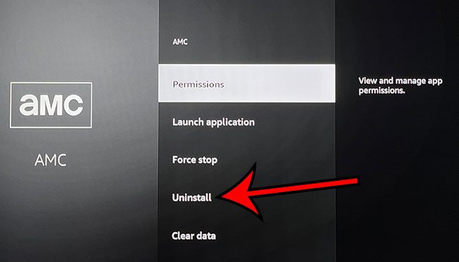 how to delete apps on Firestick