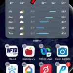 how to add an iPhone 13 Weather widget