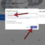 how to use Google Sites to create your own custom website