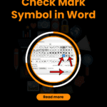 How to Insert a Check Mark Symbol in a Word Document