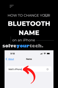 How to Change Bluetooth Name on iPhone (2023 Guide)