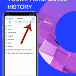 how to see your iPhone Safari history