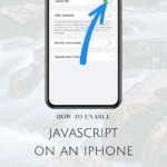 how to enable Javascript on an iPhone