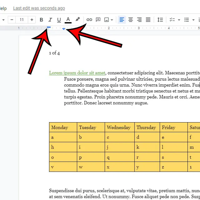 how to do hanging indent on Google Docs with the ruler