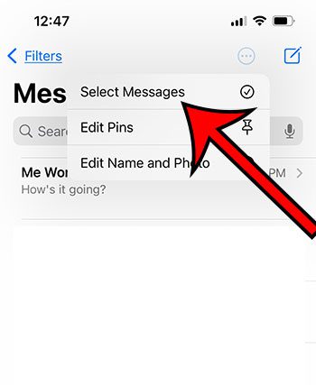 choose Select Messages