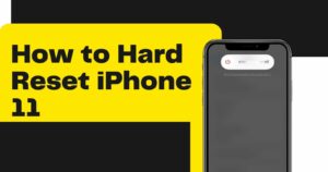 how to hard reset iPhone 11