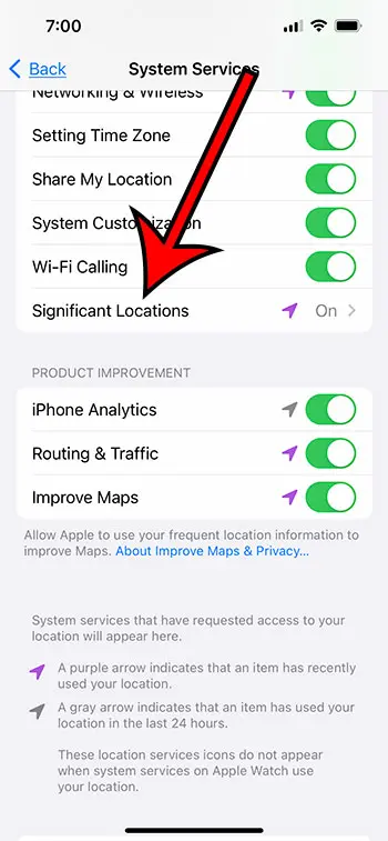 how to check iPhone location history