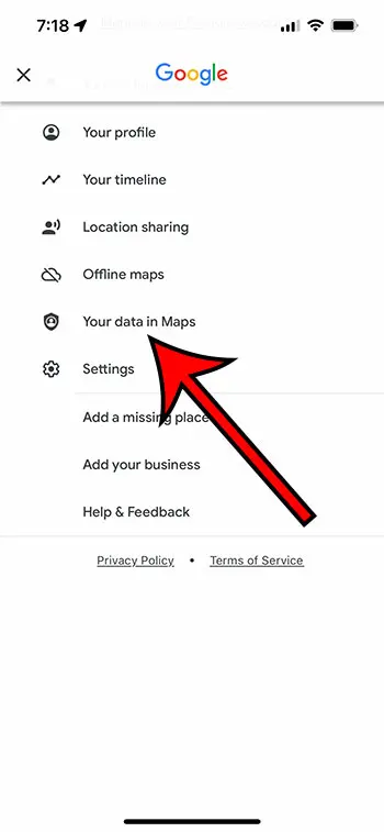 Specify your details in the maps