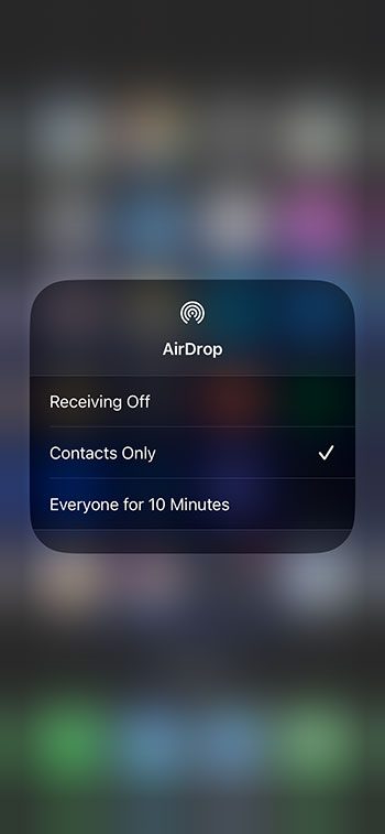 Select Set up AirDrop
