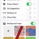 how to change Safari background on iPhone 13