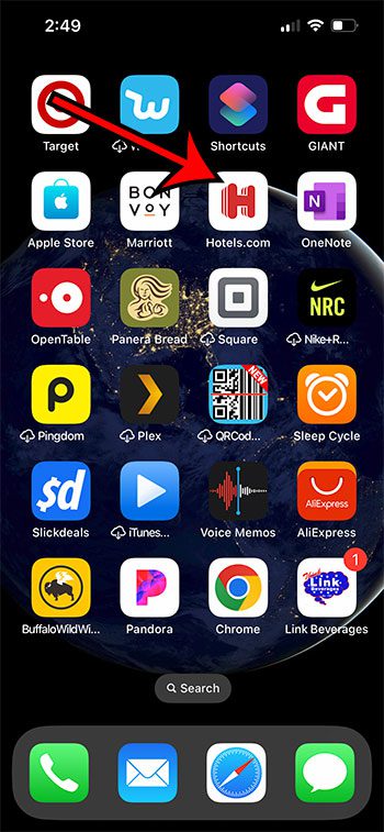 find an app to put into a folder