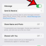 how to enable iMessage on iPhone 14
