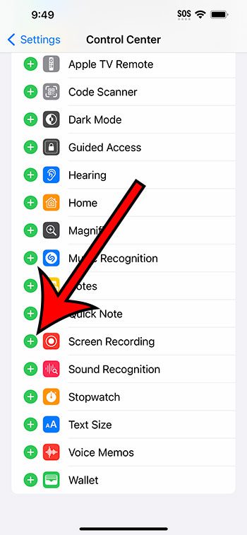 how to get screen record on iPhone 14